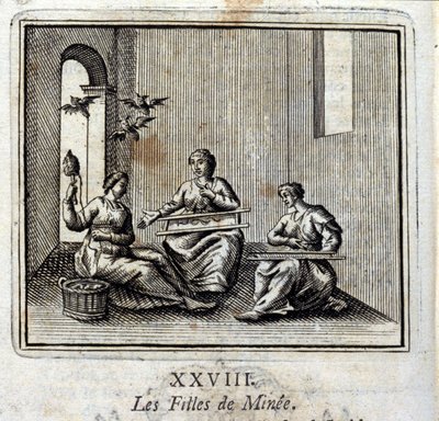 Az enyém lányai. Jean de La Fontaine (1621-95) meséi. Illusztráció: François Chauveau (1613-1676). 1728-as kiadás. alkotó: Francois Chauveau