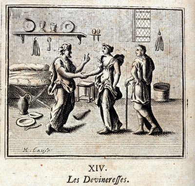 A Jósok. Jean de La Fontaine (1621-95) meséi. Illusztráció: Francois Chauveau (1613-1676). 1728-as kiadás. alkotó: Francois Chauveau