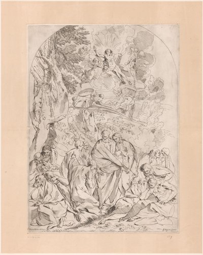 Krisztus mennybemenetele alkotó: Francois Collignon