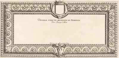 Címlap Callot „Különféle olasz tájak” című művéhez alkotó: Francois Collignon