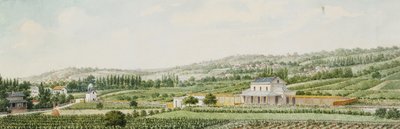 Egy pályaudvar Párizs külvárosában, 1846 alkotó: Francois Debret