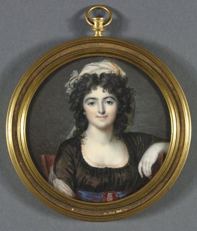Barna ruhás nő portréja, 1795. alkotó: Francois Dumont