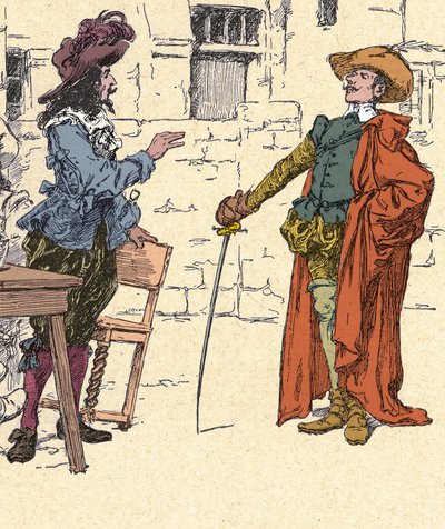 Cyrano, fiatal, Párizsba érkező D