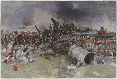 Waterloo-i csata alkotó: Francois Flameng