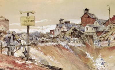 Kráterek Ham-Saint-Quentinben alkotó: Francois Flameng
