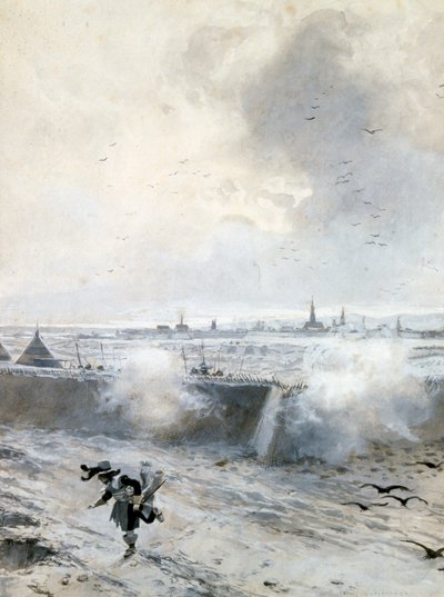 „Arras ostroma, XIII. Lajos alatt”, harmincéves háború, 1640, 19. vége, 20. század eleje alkotó: Francois Flameng