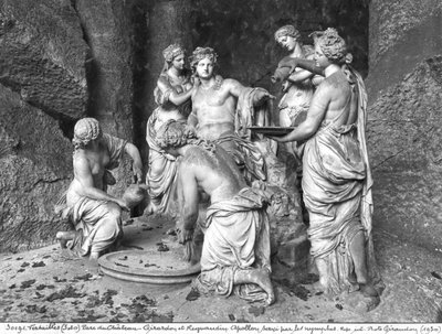 Apollón, akit a nimfák gondoznak az Apollo-fürdő ligetében, Thomas Regnaudin (1622-1706) közreműködésével végezték ki 1666-75 (lásd: 242848, 242849) (márvány) alkotó: Francois Girardon