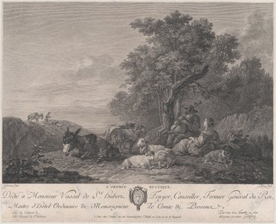 A rusztikus Orpheus, 18. század vége, 19. század eleje. alkotó: Francois Godefroy