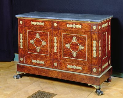 Tálalószekrény, 1810 körül (fa és márvány) alkotó: Francois H. G. (attr. to) Jacob-Desmalter