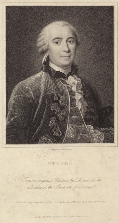 Georges-Louis Leclerc, Buffon grófjának portréja alkotó: Francois Hubert Drouais