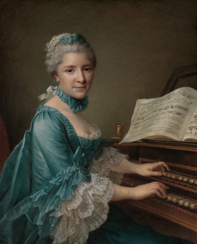 Női portré, Madame Charles Simon Favartnak mondott..., 1757. alkotó: Francois Hubert Drouais