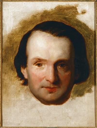 Victor Hugo költő portréja, III. Napóleon császár éles kritikusa és ellenfele, akit Napóleon le Petit ... (olaj, vászon) alkotó: François Joseph Heim