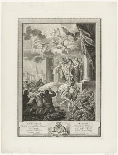 II. József kegyelme, Mathias de Sallieth metszete alkotó: Francois Joseph Pfeiffer