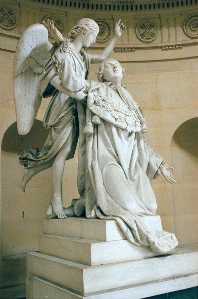 Lajos apoteózisa (1754-93), más néven XVI. Lajos, akit egy angyal tartott, 1825 (márvány) alkotó: Francois Joseph Bosio
