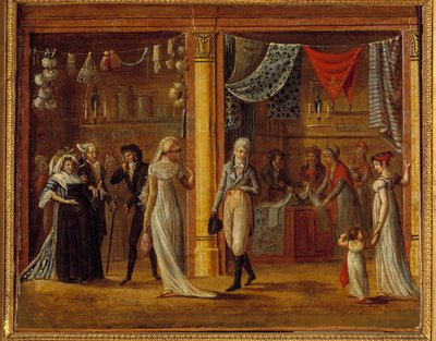 A királyi palota fából készült galériája alkotó: Francois Joseph baron Bosio