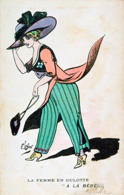 A nadrágos nő, XX. század alkotó: Francois Lafon