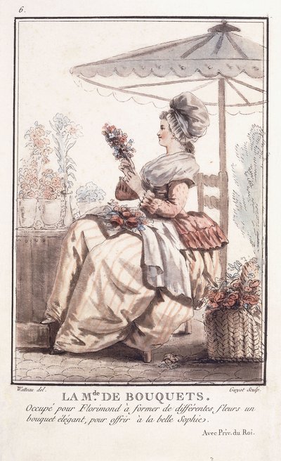 A csokrok úr, 1786 alkotó: Francois Louis Joseph Watteau