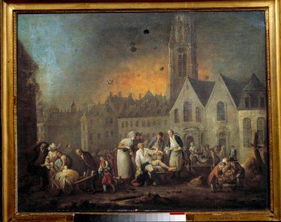 Forradalmi háborúk: Lille ostroma alkotó: Francois Louis Joseph Watteau