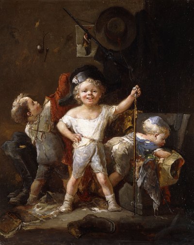 Öltözködés, alkotó: Francois Louis Lanfant de Metz
