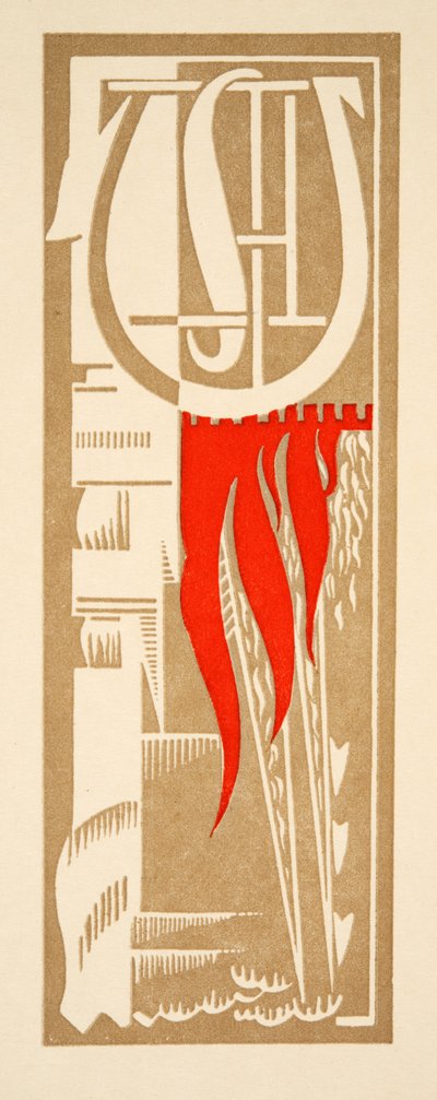 Grafikus illusztráció: Prometheus Enchained by Aischylus, pub. 1941 (sablonnyomat) alkotó: Francois Louis Schmied