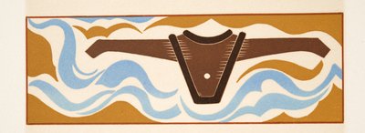 Grafikus illusztráció: Prometheus Enchained by Aischylus, pub. 1941 (sablonnyomat) alkotó: Francois Louis Schmied