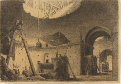 Kupola javítása alkotó: Francois-Marius Granet