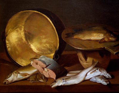 Csendélet halakkal, Francois Mather alkotó: Francois Mather