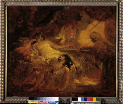 Sámson és Dalila (olaj, vászon) alkotó: Francois Maury