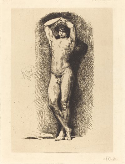 Férfi Akadémia alkotó: Francois Nicolas Chifflart