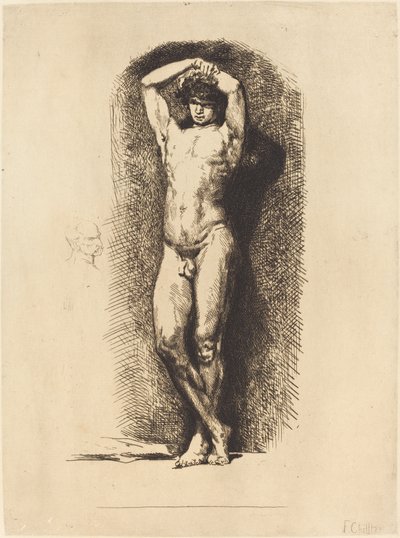 Férfi Akadémia alkotó: Francois Nicolas Chifflart