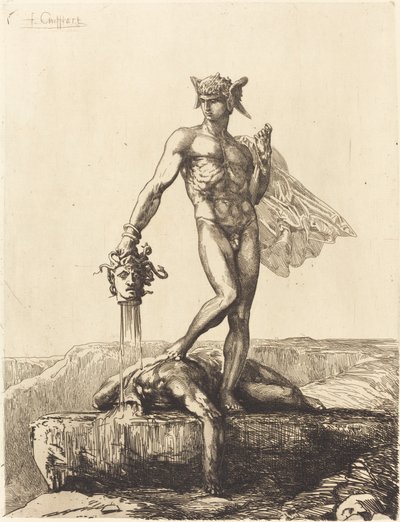 Perseus alkotó: Francois Nicolas Chifflart