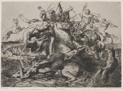 Meglepetés, 19. század. alkotó: Francois Nicolas Chifflart