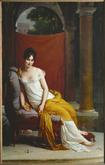 Mme Recamier (festmény vászonra) alkotó: Francois Pascal Simon Baron Gerard