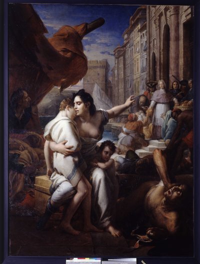 Belsunce monsignorja a marseille-i pestis idején alkotó: Baron François Pascal Simon Gérard