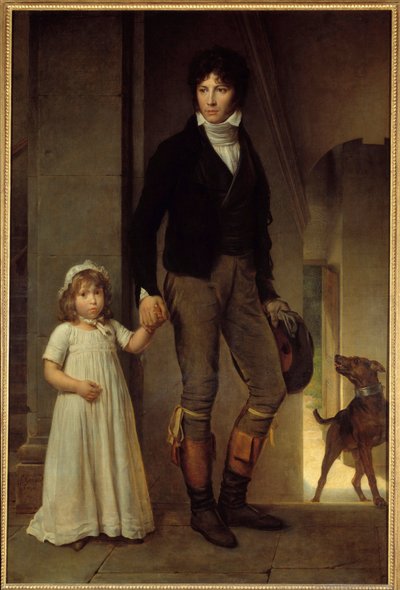 Jean Baptiste Isabey (1767-1855) festő és lánya portréja Francois Gerard (1770-1837) festménye 1795 V. 1,94x1,3 m alkotó: Baron François Pascal Simon Gérard