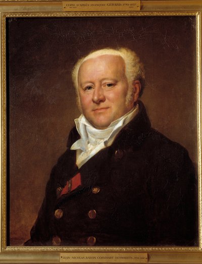 Jean Nicolas Corvisart-Desmaretz báró portréja (Corvisart Desmaretz alkotó: Baron François Pascal Simon Gérard