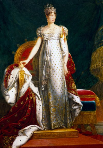 Francois Gerard báró Marie Louise francia császárnő portréja, festmény alkotó: Baron François Pascal Simon Gérard