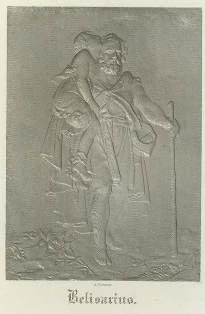 Belisarius fiatal vezetőjét cipelve alkotó: Francois Pascal Simon Gerard