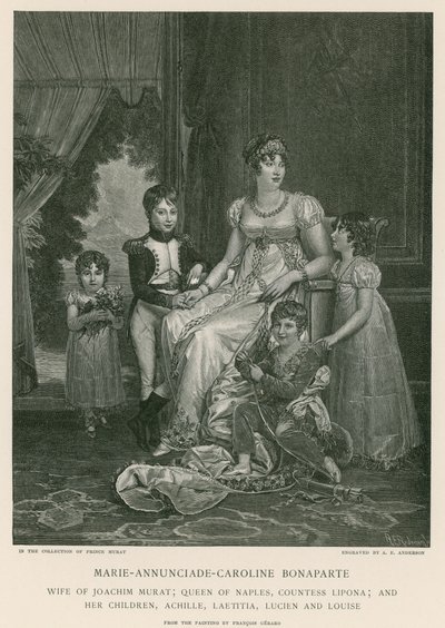 Marie-Annunciade-Caroline Bonaparte alkotó: Francois Pascal Simon Gerard
