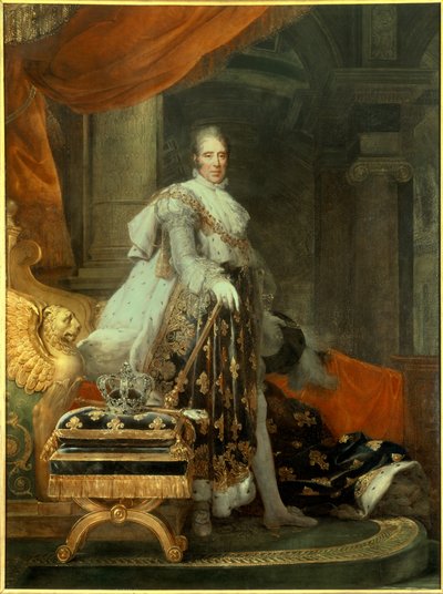 X. Károly portréja alkotó: Francois Pascal Simon Gerard