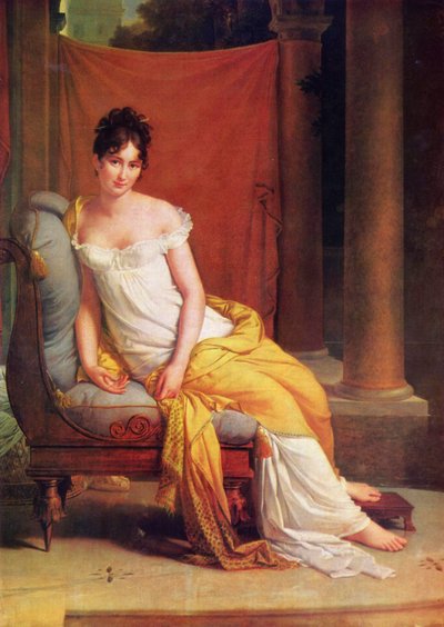 Julie Récamier portréja, 1802. alkotó: Francois Pascal Simon Gerard