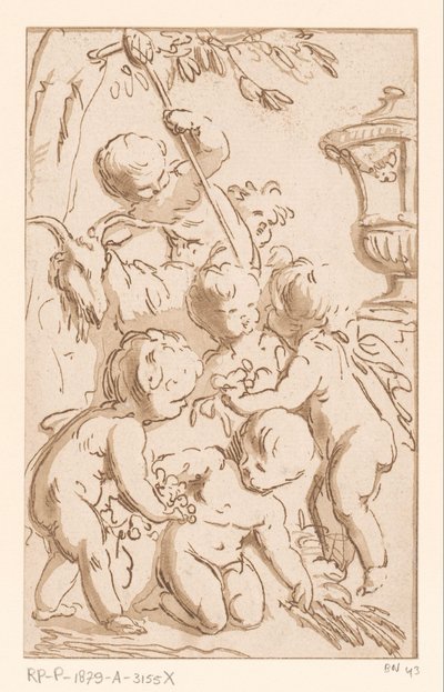 Amors Bacchanal alkotó: Francois Philippe Charpentier