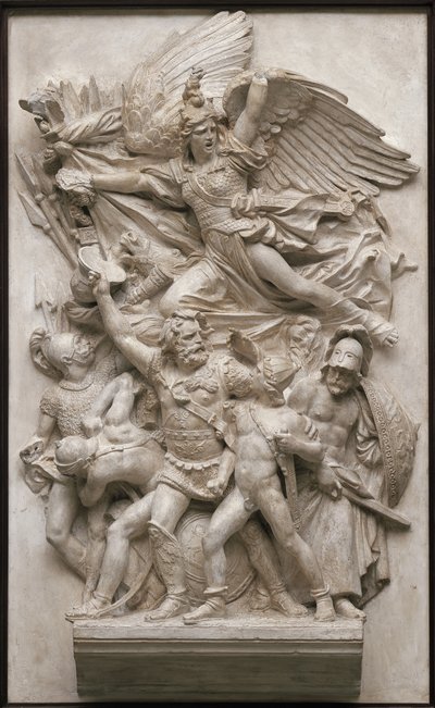 Az önkéntesek távozása 1792-ben (Marseillaise) 1835 körül (gipsz) alkotó: Francois Rude