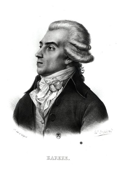 Bertrand Barere de Vieuzac (1755-1841) (metszet) (bw fotó) alkotó: Francois Seraphin Delpech