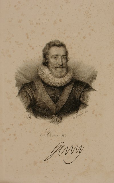 Henri IV (1553-1610) francia alkotó: Francois Seraphin Delpech