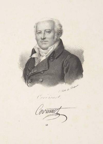 Jean Nicolas Corvisart (1755-1821), orvos alkotó: Francois Seraphin Delpech