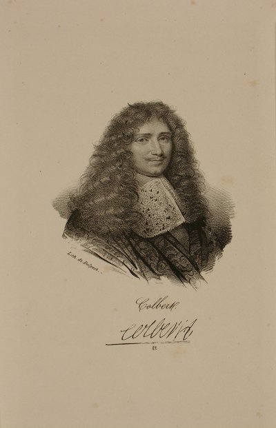 Jean Baptiste Colbert (1619-83) portréja alkotó: Francois Seraphin Delpech
