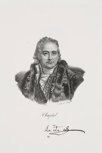 Jean Antoine Chaptal portréja alkotó: Francois Seraphin Delpech