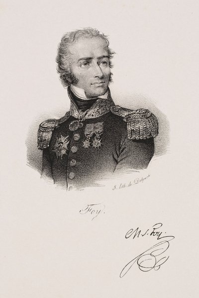 Maximilien Sébastien Foy portréja alkotó: Francois Seraphin Delpech