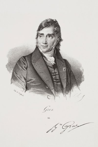 Antoine-Jean Gros művész portréja alkotó: Francois Seraphin Delpech